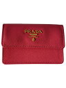 【中古】PRADA◆カードケース/レザー