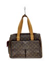【中古】LOUIS VUITTON◆ミュルティプリ・シテ_モノグラム・キャンバス_BRW/PVC/BRW/M51162【バッグ】