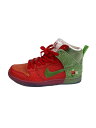 【中古】NIKE◆DUNK HIGH PRO QS_ダンクHIGHプロQS/25cm/RED/CW7093-600/ストロベリーコフ【シューズ】(4)