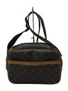 【中古】LOUIS VUITTON◆リポーターPM_モノグラム・キャンバス_BRW/PVC/BRW【バッグ】