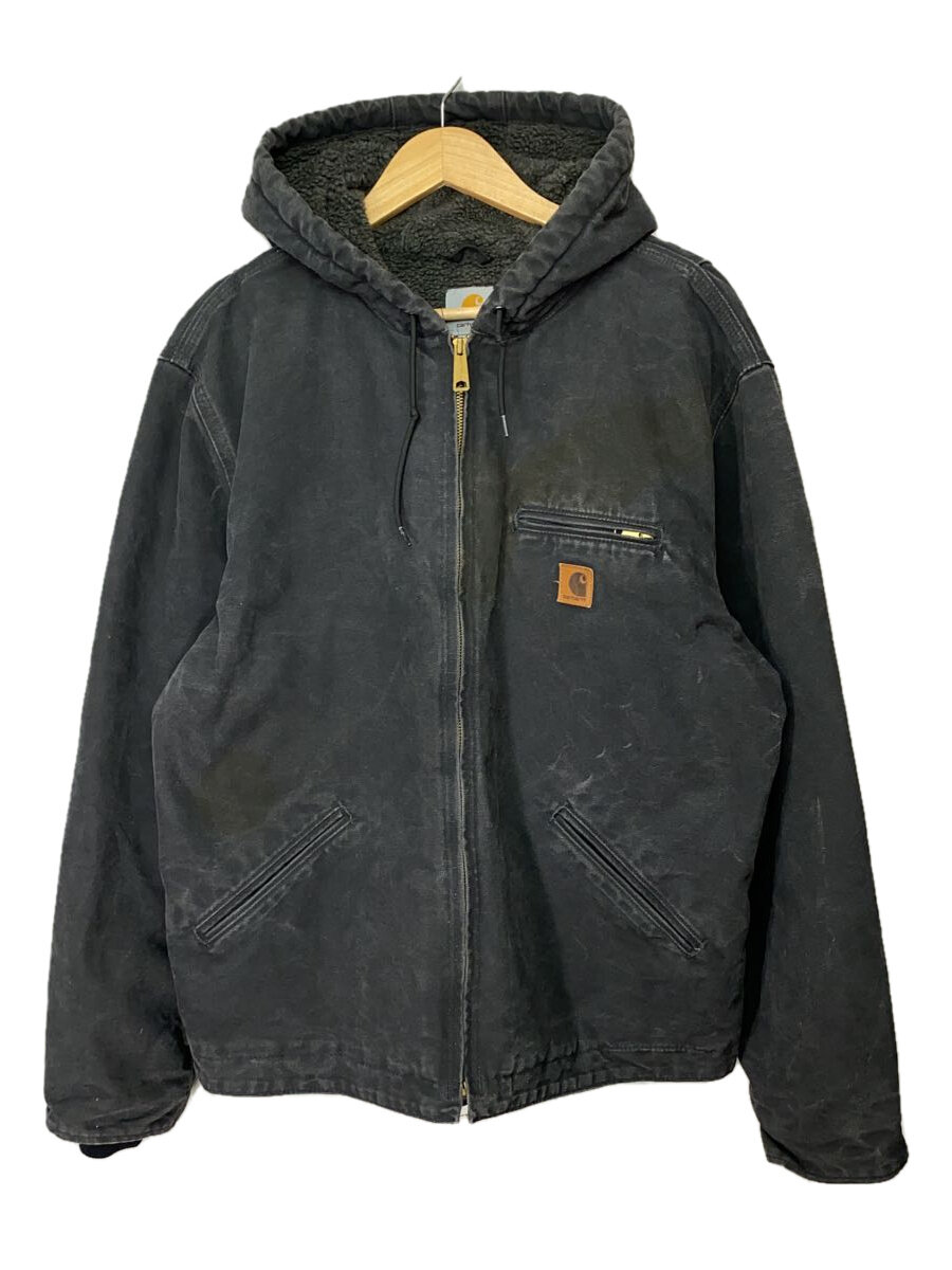 【中古】Carhartt◆ジャケット/L/コットン/BLK/J141 BLK【メンズウェア】