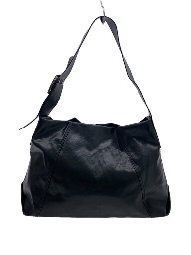 【中古】TINA:JOJUN◆ショルダーバッグ/レザー/BLK/無地//【バッグ】 【中古】TINA:JOJUN◆ショルダーバッグ/レザー/BLK/無地//【バッグ】