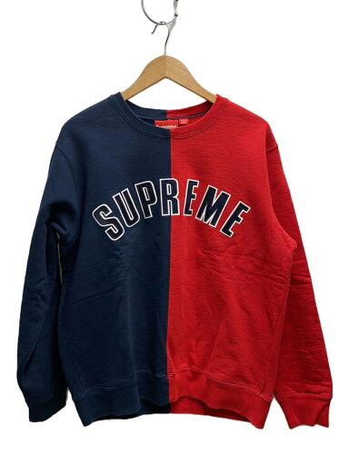 【中古】Supreme◆18AW/Split Crewneck Sweatshirt/スウェット/M/コットン/マルチカラー【メンズウェア】 【中古】Supreme◆18AW/Split Crewneck Sweatshirt/スウェット/M/コットン/マルチカラー【メンズウェア】
