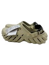 【中古】crocs◆エコークロッグ/サンダル/25cm/BEG/207937【シューズ】(4)