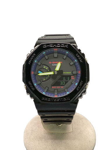 【中古】CASIO◆クォーツ腕時計_G-SHOCK/Virtual Rainbow:GamersRGB/デジアナ/BLK/BLK【服飾雑貨他】 【中古】CASIO◆クォーツ腕時計_G-SHOCK/Virtual Rainbow:GamersRGB/デジアナ/BLK/BLK【服飾雑貨他】
