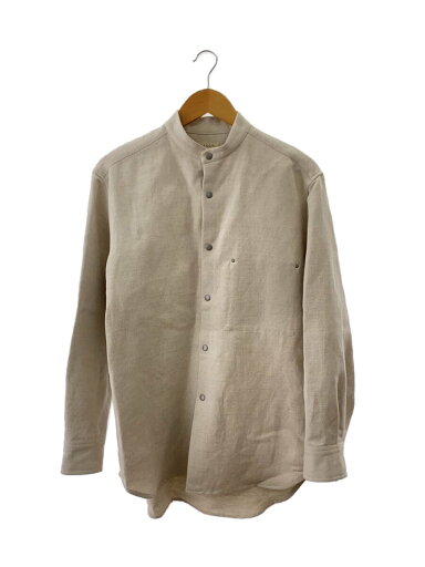 【中古】HEUGN◆長袖シャツ/1/リネン/CRM/SHIRT061【メンズウェア】 【中古】HEUGN◆長袖シャツ/1/リネン/CRM/SHIRT061【メンズウェア】