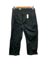 【中古】WAIPER◆ボトム/22/コットン/BLK/無地/一部擦れ有【メンズウェア】