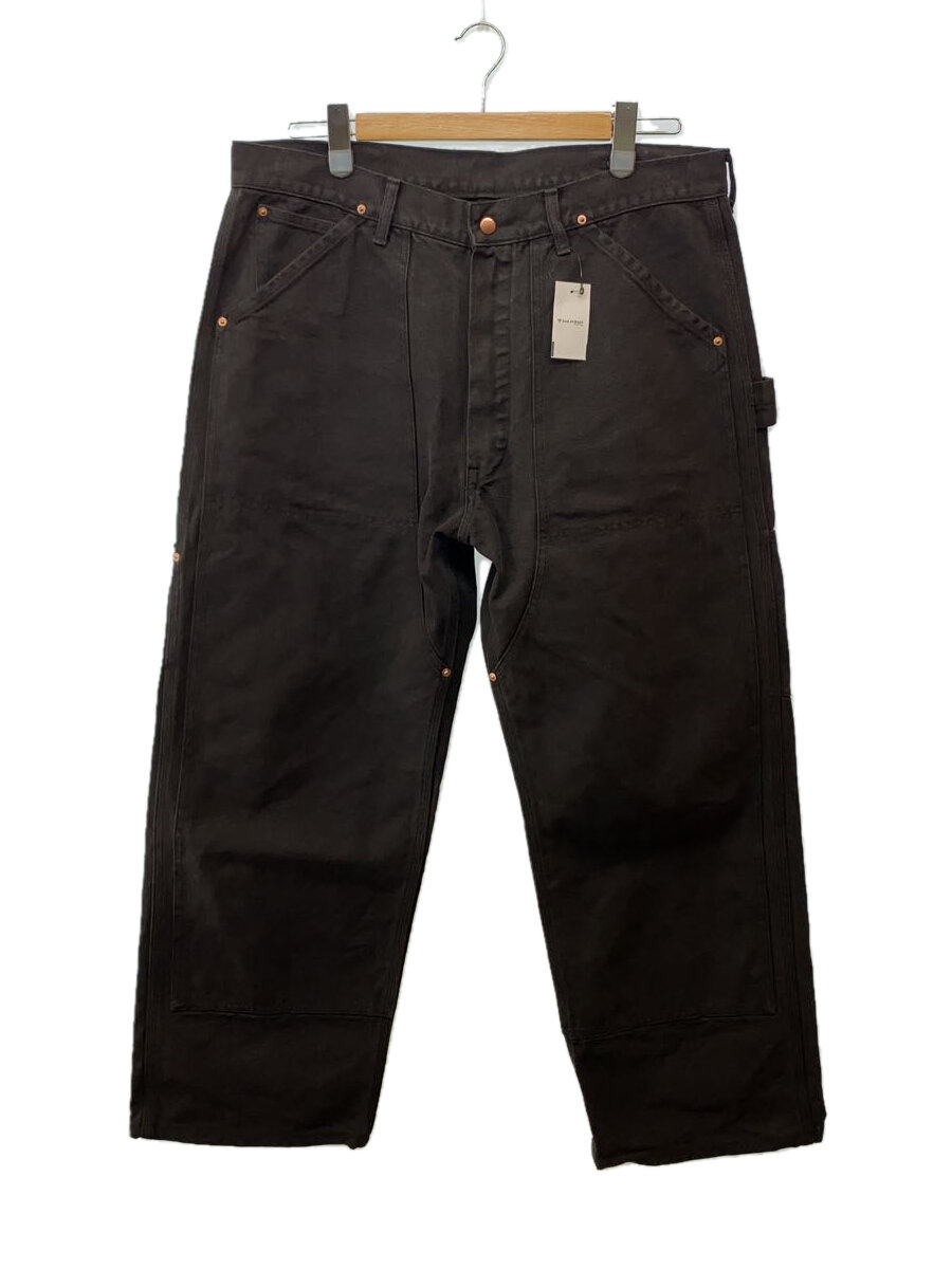 【中古】COMOLI◆24SS/コットンダック ペインターパンツ/3/コットン/BLK/無地/Z01-03004【メンズウェア】