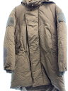 【中古】HOUSTON◆PCU LEVEL7 TYPE2/S/ナイロン/BRW/50607/MONSTER PARKA/モンスターパーカー【メンズウェア】