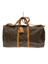 【中古】LOUIS VUITTON◆キーポル・バンドリエール55_モノグラム・キャンバス_BRW/M41414/PVC/BRW【バッグ】