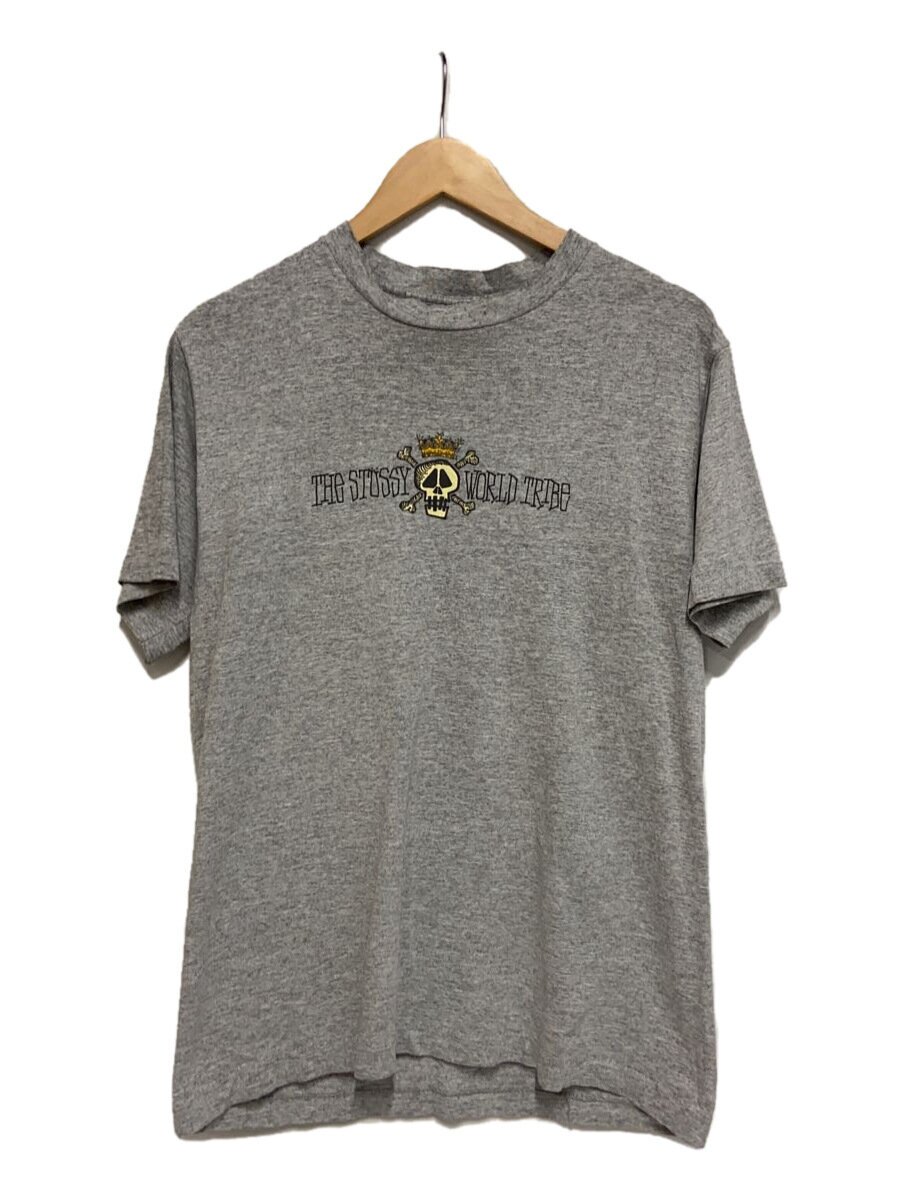 【ブランド】STUSSY 【ブランドカナ】ステューシー 【型番】 【程度】B 【サイズ】M 【メインカラー】グレー 【素材・生地】コットン 【キーワード】　　　/ 2025/08/14 セカンドストリートララガーデン川口店【4386】【中古】STUSSY◆90s/紺タグ/world tribe skull ブランド STUSSY 型番 カラー グレー 柄 無地 素材・生地 コットン>色・素材について サイズ M>サイズ表示について 実寸（cm） 【Tシャツ】 肩幅：45 / 身幅：48 / 着丈：66 / 袖丈：20 【その他】 その他サイズ：/ 商品は　セカンドストリートララガーデン川口店の店頭にて販売しております。商品に関するお問合わせは、お電話(TEL:048-291-8651)にて、問合わせ番号：2332873950778をお伝えください。 配送方法やお支払い方法に関するお問い合わせは、サポートセンターまでご連絡をお願いします。 ※お電話の対応は営業時間内のみとなります。お問い合わせフォームでお問い合わせの際はご注文番号をご記入下さい この商品に関する出品店舗からのコメント 正面中央に汚れがございます。※商品の状態につきまして、目立つものは記載をしておりますがヴィンテージ品のため経年による傷、汚れがある場合がございます。