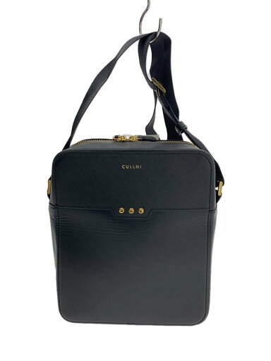【中古】CULLNI◆ショルダーバッグ/レザー/BLK【バッグ】 【中古】CULLNI◆ショルダーバッグ/レザー/BLK【バッグ】