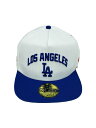 【中古】NEW ERA◆キャップ/7 3/4/ゴアテックス/WHT/無地/メンズ【服飾雑貨他】