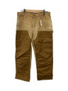 【中古】Carhartt◆ボトム/36/コットン/BRW/8292BRN/ダブルニー/汚れ有【メンズウェア】