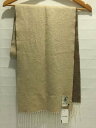 【中古】PIACENZA◆リバーシブル/マフラー/シルク/BEG/無地/メンズ//【服飾雑貨他】