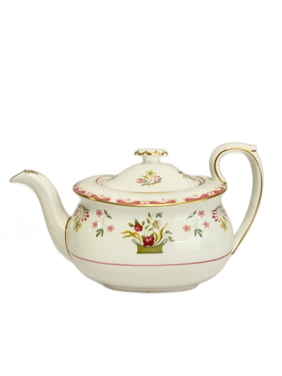 【中古】WEDGWOOD◆ティーポット/WHT【キッチン用品】