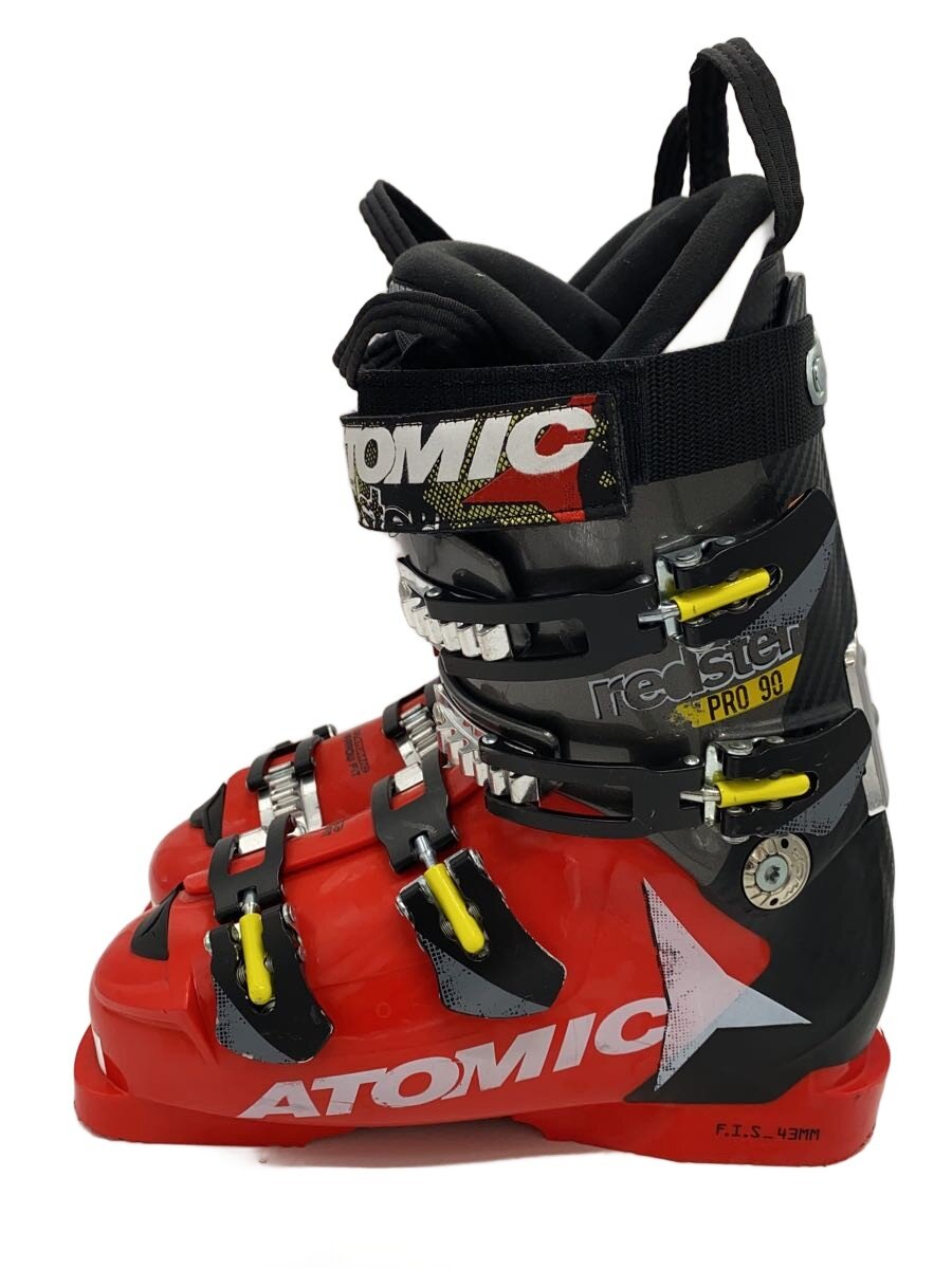 【中古】ATOMIC◆スキーブーツ/25cm/RED/アダルト【スポーツ】