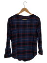 【中古】LAD MUSICIAN◆トップス/42/コットン/NVY/チェック/2216-115【メンズウェア】