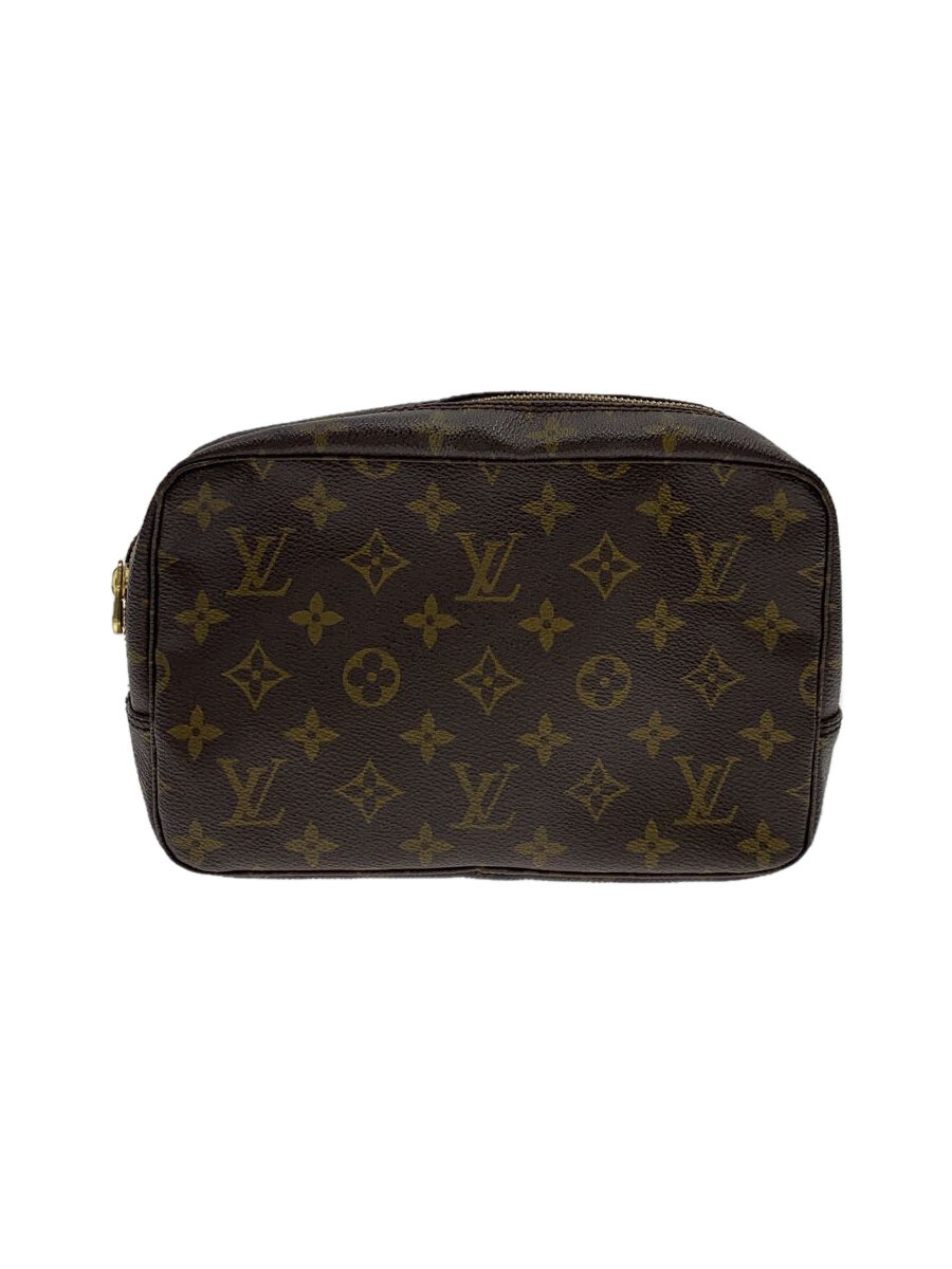 楽天2nd STREET 楽天市場店【中古】LOUIS VUITTON◆トゥルース・トワレット23_モノグラム・キャンバス_BRW/PVC/BRW【バッグ】