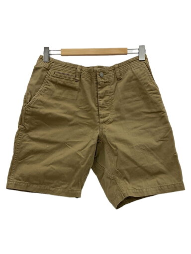【中古】SASSAFRAS◆ショートパンツ/M/コットン/CML/無地【メンズウェア】 【中古】SASSAFRAS◆ショートパンツ/M/コットン/CML/無地【メンズウェア】