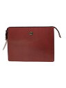 【中古】VALENTINO GARAVANI◆クラッチバッグ/--/RED//【バッグ】