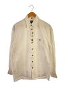 【中古】CLUB DAMINGO/長袖シャツ/L/コットン/WHT【メンズウェア】(4)