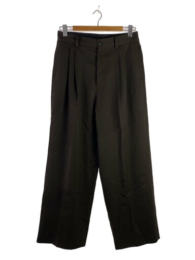 【中古】stein◆24ss/LONG WIDE TROUSERS/M/コットン/カーキ//【メンズウェア】 【中古】stein◆24ss/LONG WIDE TROUSERS/M/コットン/カーキ//【メンズウェア】