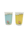 【中古】TIFFANY&Co.◆カップ&ソーサー/2点セット/カップ/ピンクチューリップ【キッチン用品】