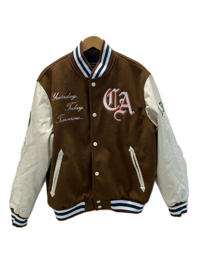 【中古】Pacsun◆スタジャン/L/ポリエステル/BRW//【メンズウェア】 【中古】Pacsun◆スタジャン/L/ポリエステル/BRW//【メンズウェア】