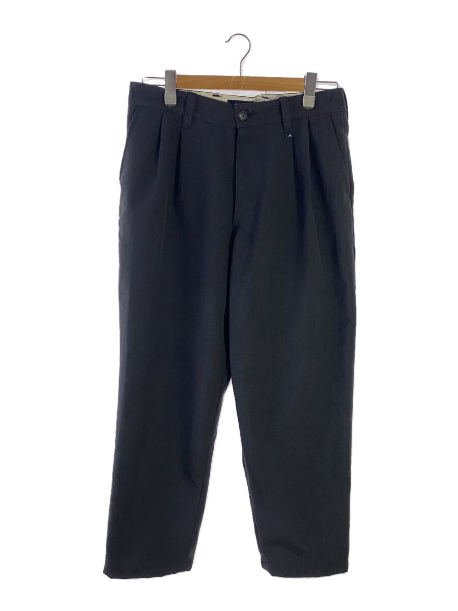 【中古】DESCENDANT◆スラックスパンツ/3/ポリエステル/GRY/無地/DC-3 TWILL TROUSERS//【メンズウェア】