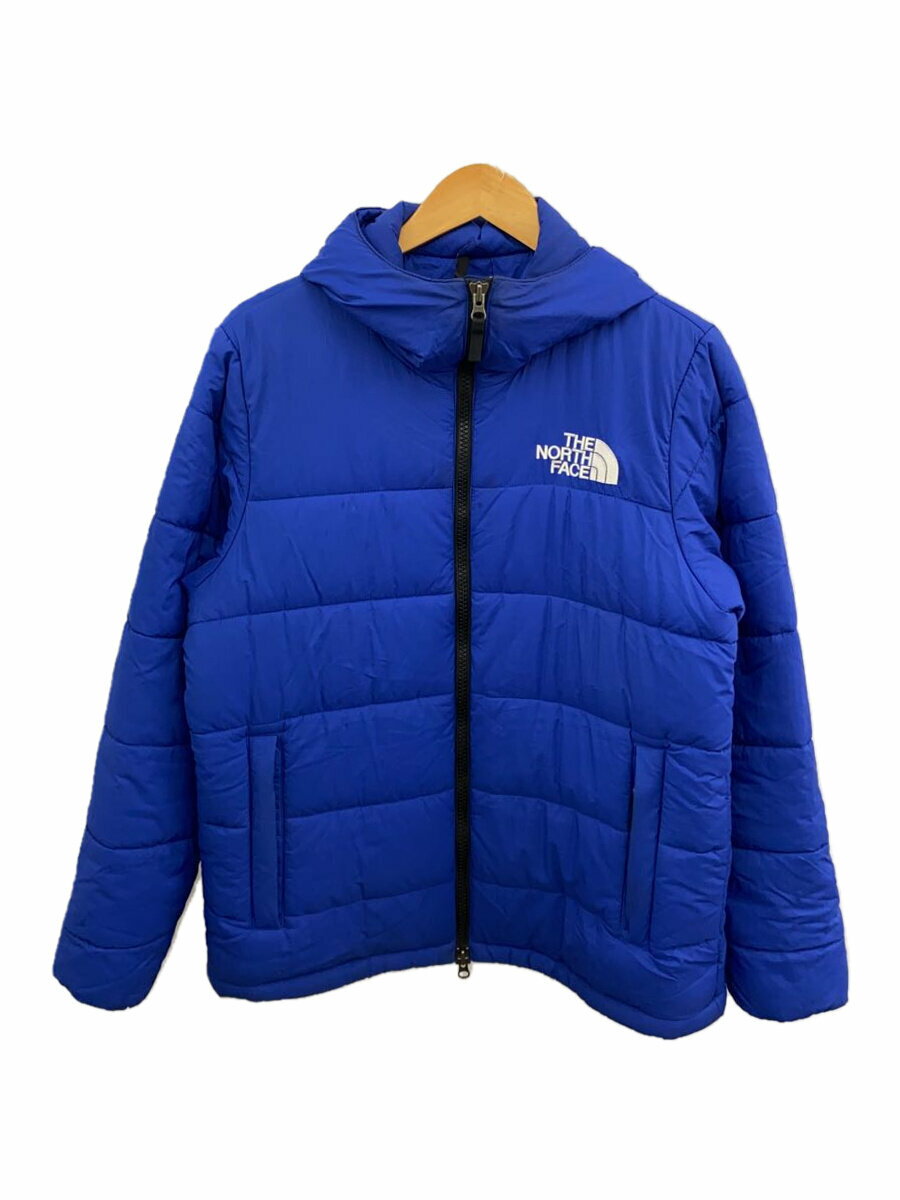 【中古】THE NORTH FACE◆TRANGO PARKA_トランゴパーカ/M/ナイロン/BLU/無地【メンズウェア】