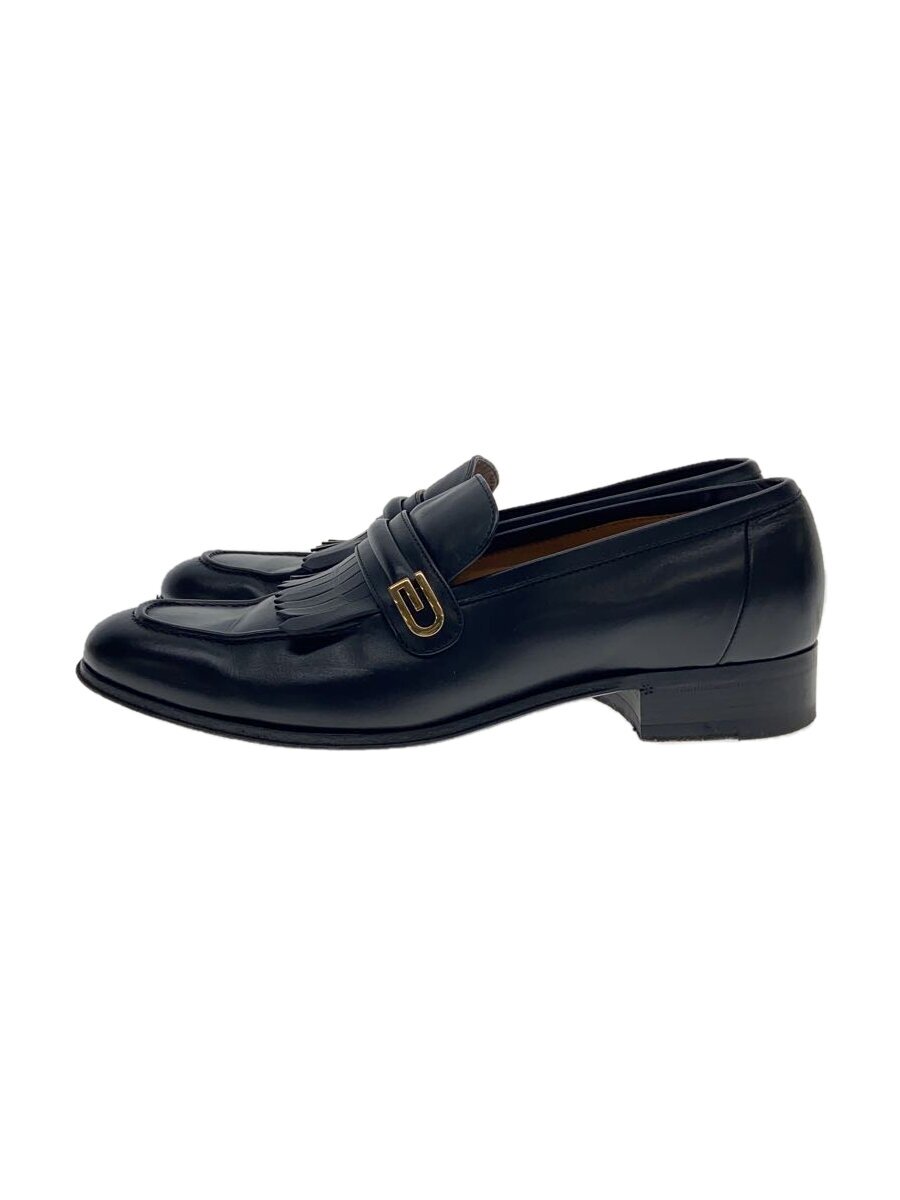 【中古】GUCCI◆ローファー/5 1/2/BLK/レザー/714680【シューズ】