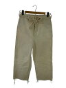 【中古】toogood◆the sculptor TROUSER/白/ボトム/1/コットン/WHT///【レディースウェア】