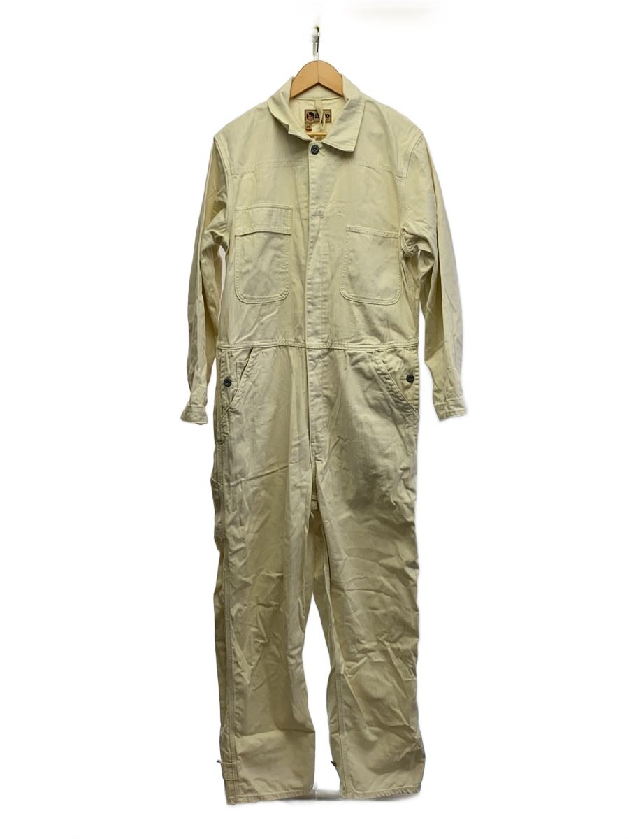 【中古】Nigel Cabourn◆LYBRO/オールインワン/48/コットン/CRM/無地【メンズウェア】