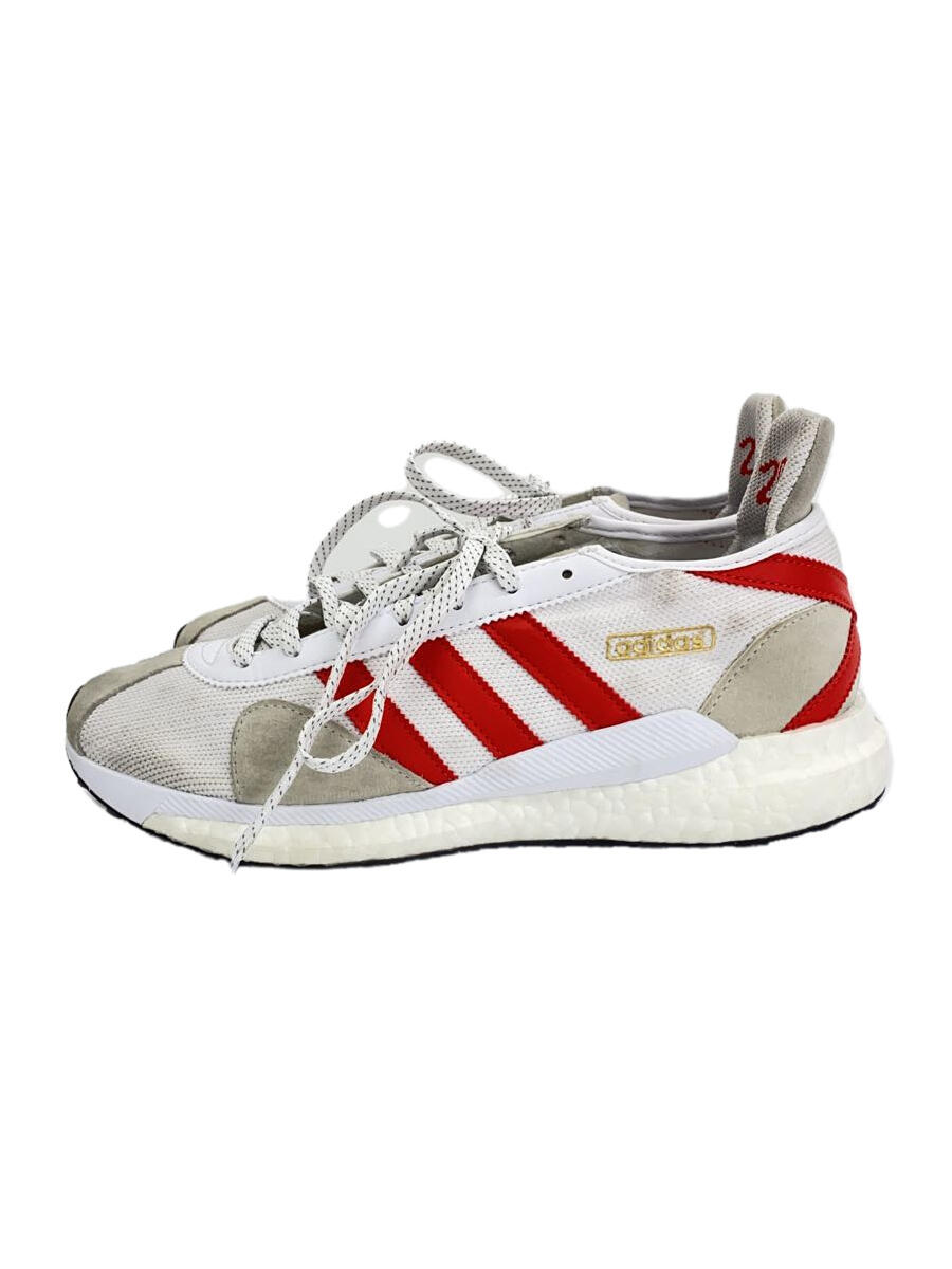 【中古】adidas◆HUMAN MADE TOKIO SOLAR_ヒューマン メイド トキオ ソーラー/26.5cm/WHT【シューズ】