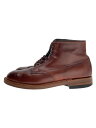 【中古】Alden◆Indy Boot/ブーツ/US9.5/BRW/レザー/403 ※左足解れ有【シューズ】