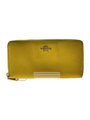 【中古】COACH◆長財布_オールレザー/レザー/YLW/レディース【服飾雑貨他】 【中古】COACH◆長財布_オールレザー/レザー/YLW/レディース【服飾雑貨他】