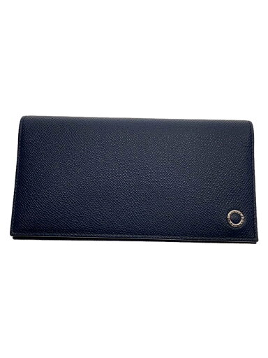 【中古】BVLGARI◆長財布/レザー/NVY/無地/メンズ/286057【服飾雑貨他】 【中古】BVLGARI◆長財布/レザー/NVY/無地/メンズ/286057【服飾雑貨他】