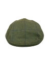 【中古】Johnston’s Of Elgin◆ハンチング/M/カシミア/グリーン/チェック/メンズ【服飾雑貨他】(4)