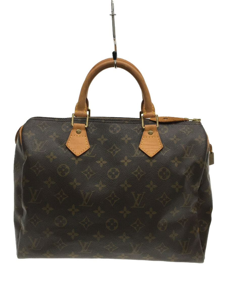 【中古】LOUIS VUITTON◆スピーディ30_モノグラム/PVC/BRW/M41523【バッグ】