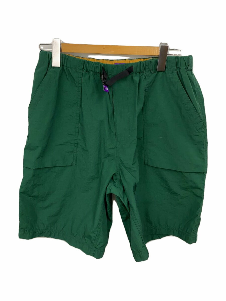 【中古】THE NORTH FACE PURPLE LABEL◆ショートパンツ/32/ナイロン/GRN/無地/NT4400N【メンズウェア】