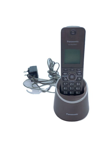【中古】Panasonic◆電話機/デジタルコードレス/ブラウン/【家電・ビジュアル・オーディオ】 【中古】Panasonic◆電話機/デジタルコードレス/ブラウン/【家電・ビジュアル・オーディオ】