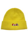 【中古】Supreme◆18AW/Cat in the Hat Beanie/ニットキャップ/FREE/アクリル/YLW/メンズ【服飾雑貨他】