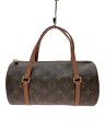 【中古】LOUIS VUITTON◆1)パピヨン26_モノグラム・キャンバス_ブラウン/PVC/ブラウン/総柄【バッグ】