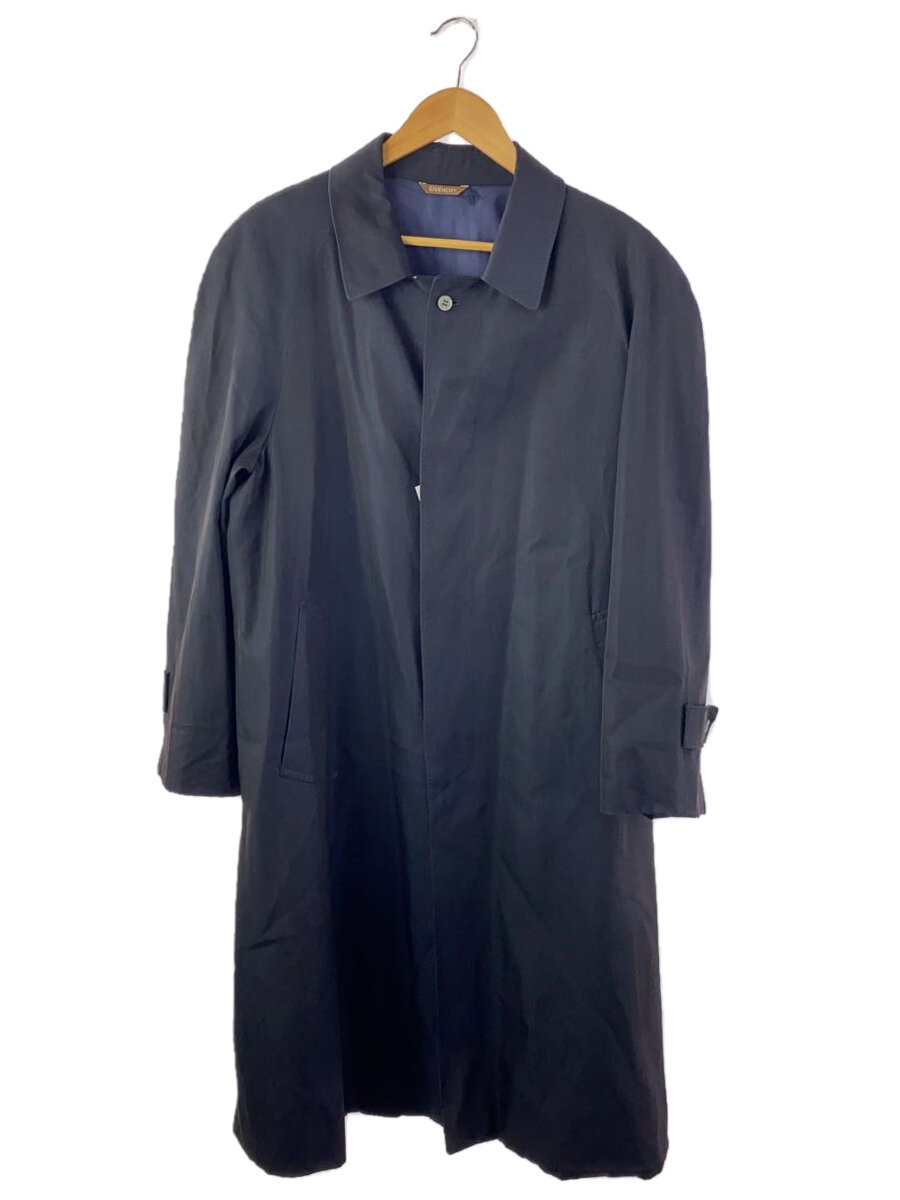 【中古】GIVENCHY◆チェスターコート/--/ポリエステル/BLK【メンズウェア】