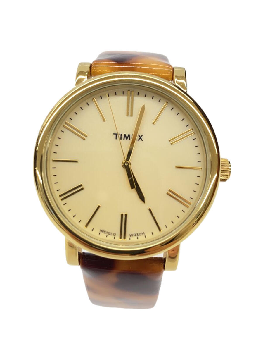 【中古】TIMEX◆腕時計/アナログ/T2P23