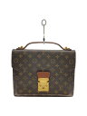 【中古】LOUIS VUITTON◆モンソー_モノグラム・キャンバス_BRW/PVC/ブラウンy/モノグラム【バッグ】(4)