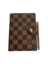 【中古】LOUIS VUITTON◆アジェンダMM_ダミエ・エベヌ_BRW/--/BRW/レディース【服飾雑貨他】(3)