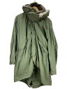 【中古】US.ARMY◆M-65/フルセット/フィッシュテール/コート/M/コットン/KHK【メンズウェア】