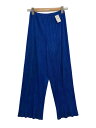 【中古】PLEATS PLEASE ISSEY MIYAKE◆ボトム/3/ポリエステル/BLU/jf243【レディースウェア】